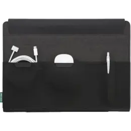 Fulda Change Collection RPET Laptop Case & Workstation Black Pockets